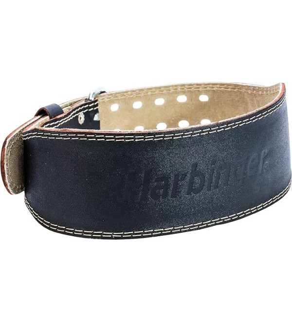 4-Inch Padded Leather Belt