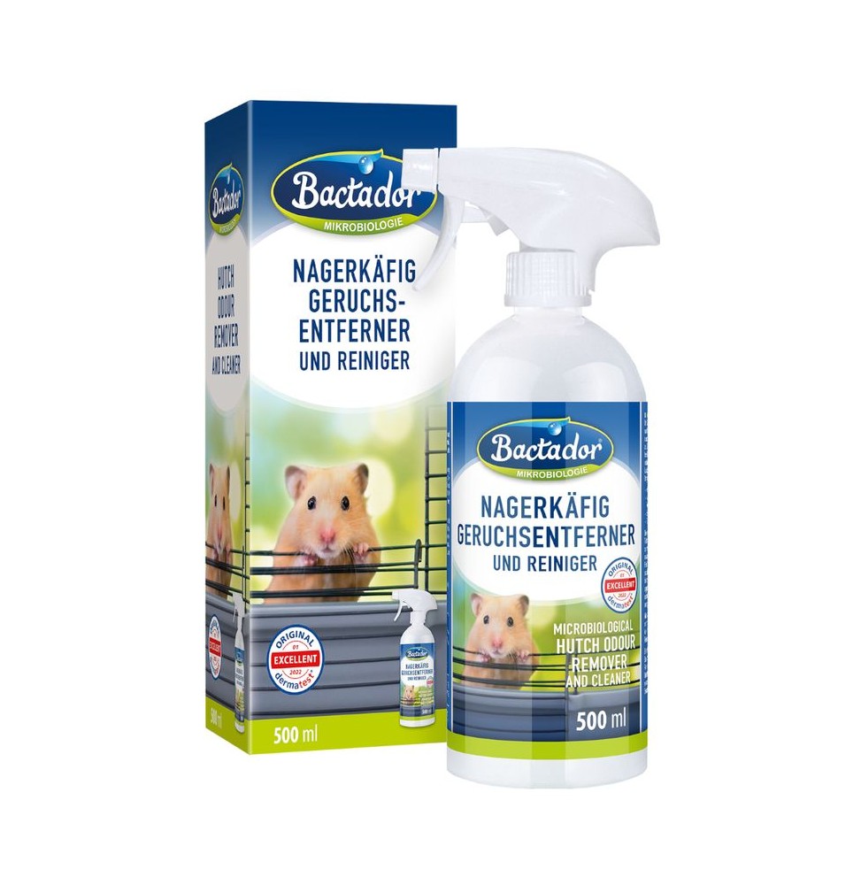 Detergente e antiodore per gabbie di roditori Bactador