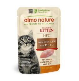 Almo Nature HFC Kitten con Pollo 24 x 55 g Alimento umido per gatti